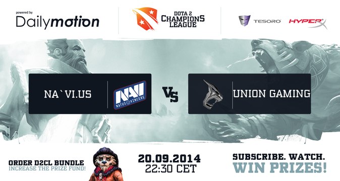 Union Gaming vs Navi.US Game 2 - Dota 2 Champions League @DotaCapitalist & @GotCowDota