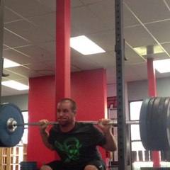 9/15- back squat, heavy 5. 255 lbs