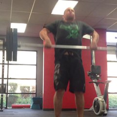9/15- clean pull + clean high pull, 1.1. First set- 205 lbs