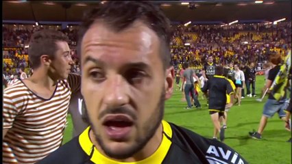 La Rochelle-Bordeaux: Interview Julien Audy (LAR) - J6 - Saison 2014/2015