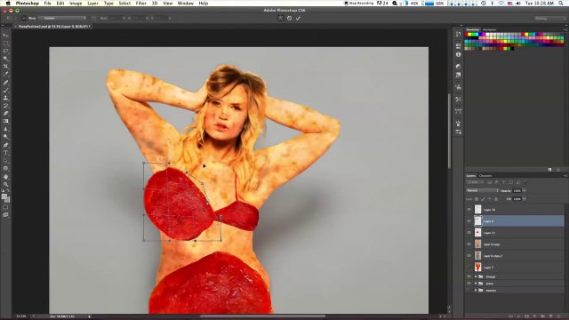 Девушка из пиццы в фотошоп pizza girl in photoshop