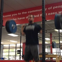 9/20- BTN jerk, moderate single. 185 lbs.