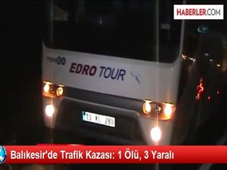 Kamyonet Midibüse Arkadan Çarptı: 1 Ölü, 3 Yaralı