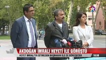 Yalçın Akdoğan İmralı'ya gidecek heyet ile görüştü