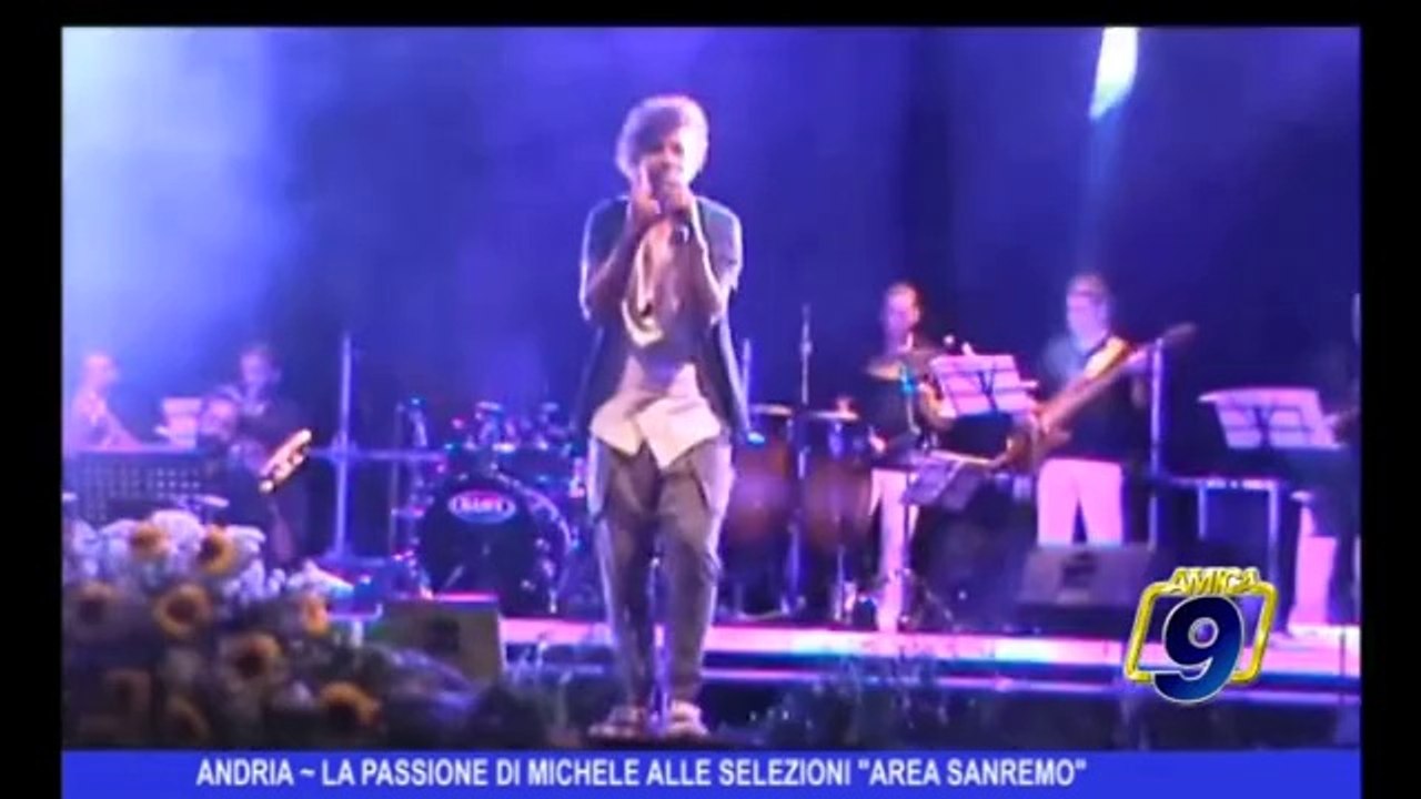ANDRIA | La passione di Michele alle selezioni di "Area Sanremo"