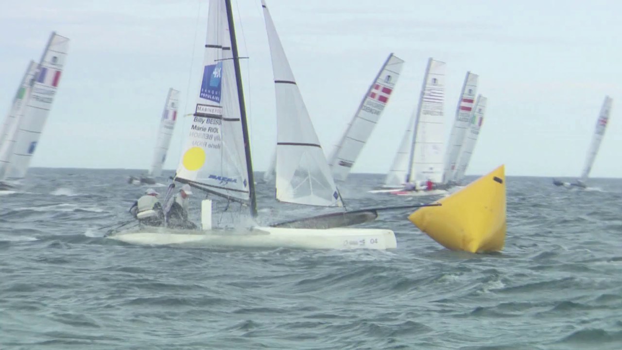 Victoire Besson Riou Nacra 17 ISAF Worlds Santander