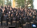 Dunya News - Oil-company workers put on Batman costumes as protest in Canada