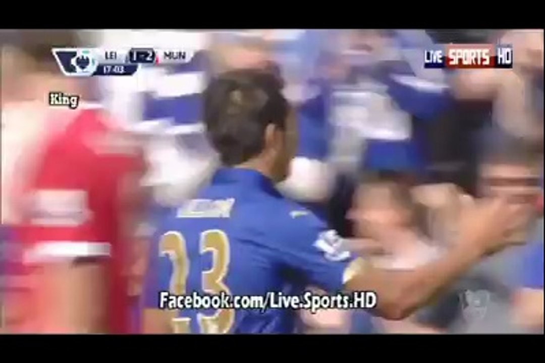 Leicester 1 - 2 Manchester United #Leonardo Ulloa