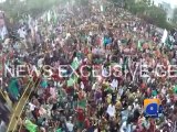 Aerial View of PTI Dharna-Geo Reports-21 Sep 2014