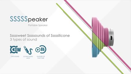 SSSSSpeaker, portable speaker by aiia - promotional products