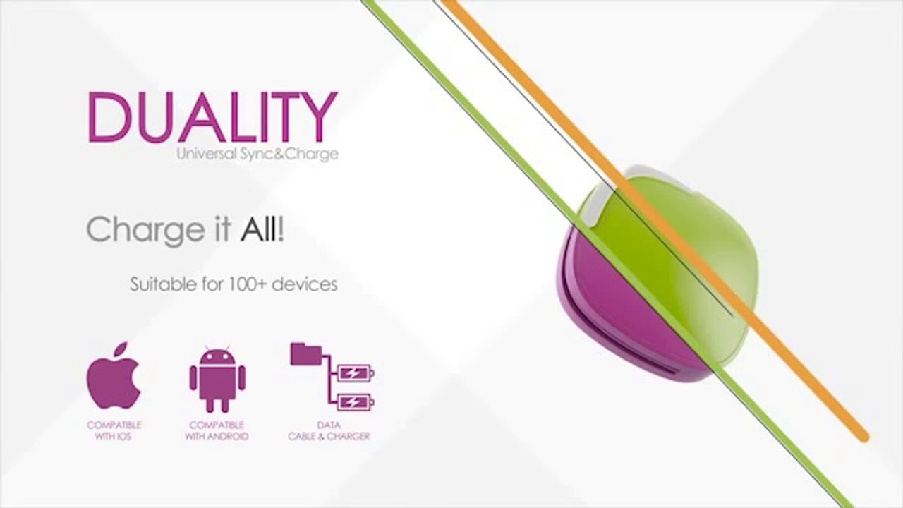 DUALITY, sync & charge cable by aiia - promotional products