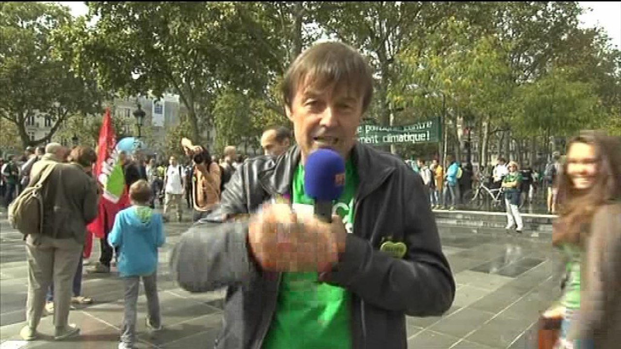 Climat: "il faut briser ce mur de fatalisme", assure Nicolas Hulot