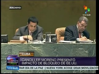 Por el bloqueo economía cubana pierde 116,800 millones USD al año