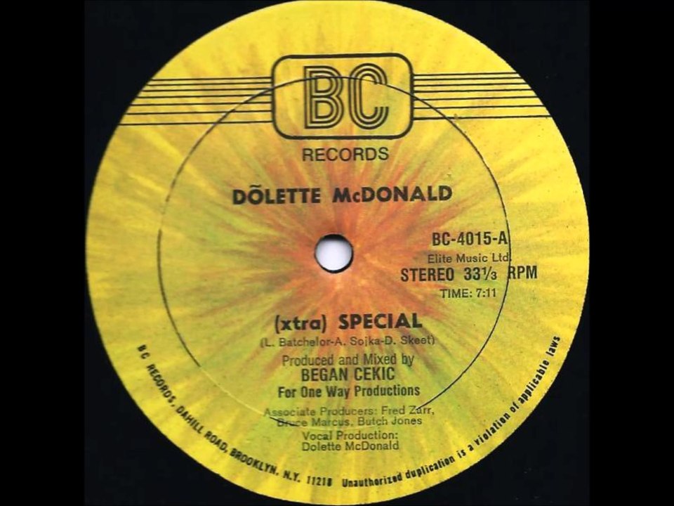 Dolette McDonald - (Xtra)Special (1982)