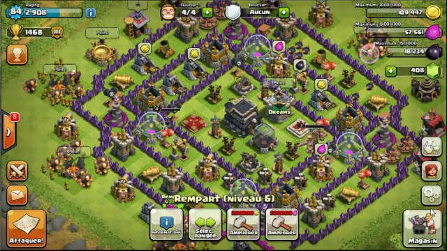 CLash of Clans FR CARNAGE attaque d un village et MAJ