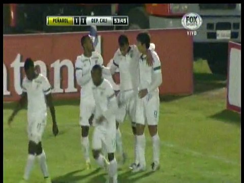 GOL SERGIO HERRERA A PEÑAROL 2X2 DEPORTIVO CALI 16-09-2014