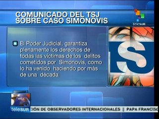 Venezuela: por problemas de salud Simonovis será atendido en su casa