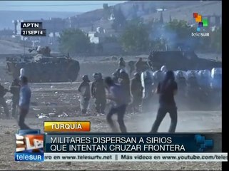 Turquía: policías tratan de evitar que miles de kurdos entren al país