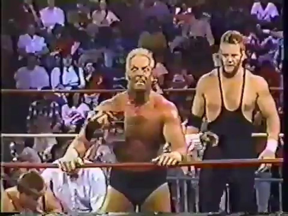 Undertaker as Mean Mark Callous & Dan Spivey vs. Randy Harris & Agent Steel @ WCW Saturday Night 1 6 90