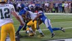 Levy tackles Lacy for a safety