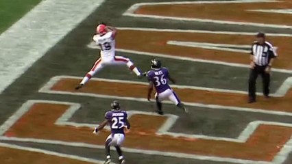 Hoyer to Austin for a 4-yard touchdown