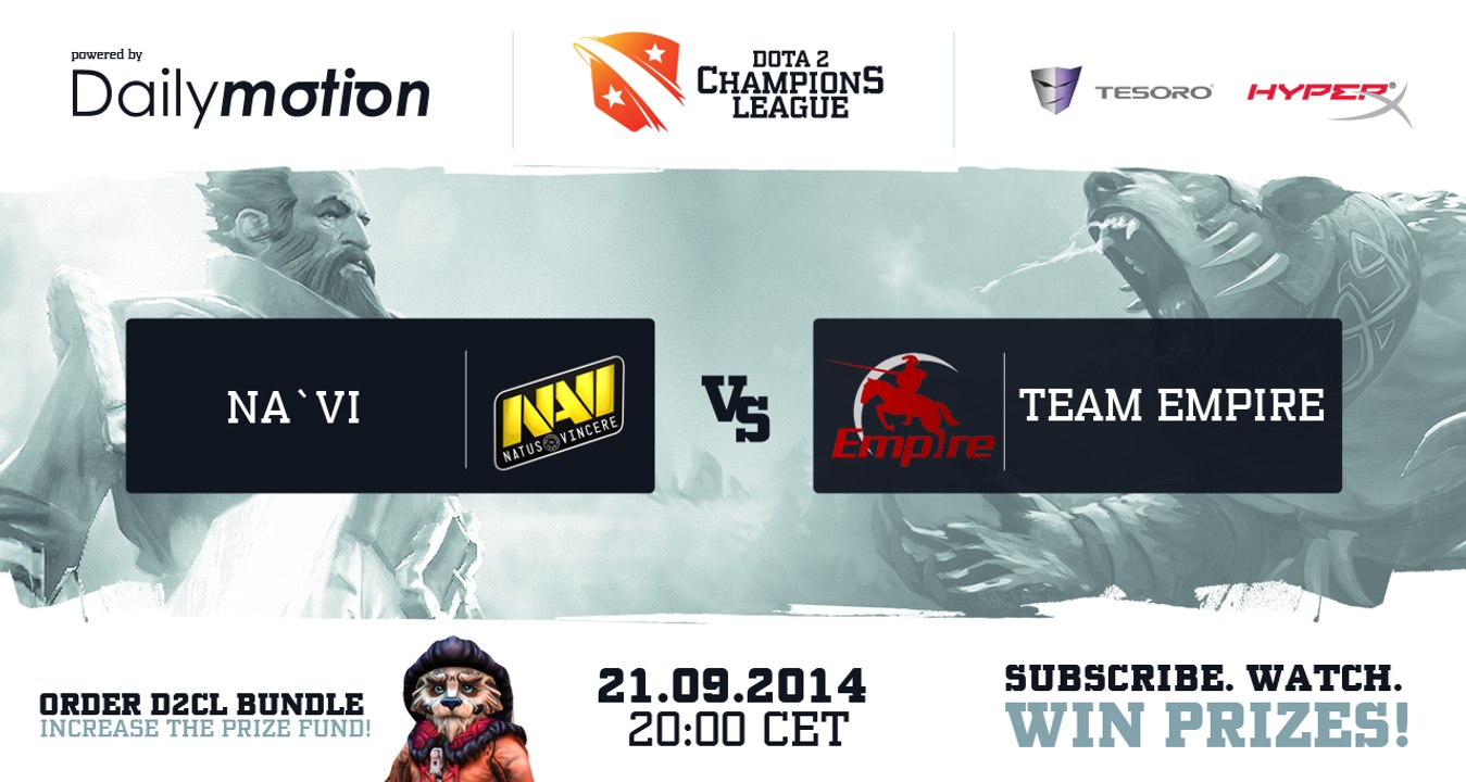 Na'Vi vs Team Empire Game 1 - Dota 2 Champions League @TobiWanDOTA