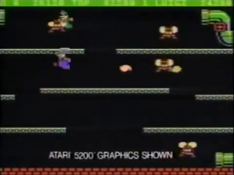Mario Bros. Atari commercial (1983)