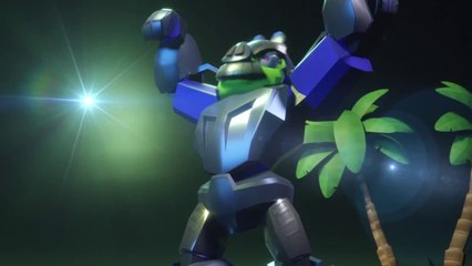 ANGRY BIRDS TRANSFORMERS Foreman Pig as Lockdown