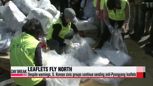 North Korea reacts strong toward sending leaflets