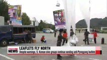North Korea reacts strongly over sending of anti-Pyongyang leaflets