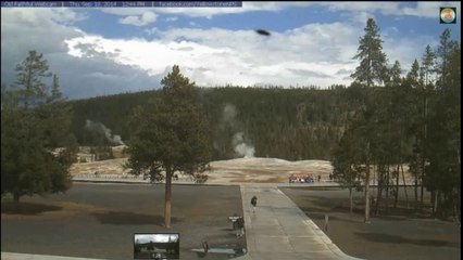 UFO FAKE over Yellowstone Supervolcano