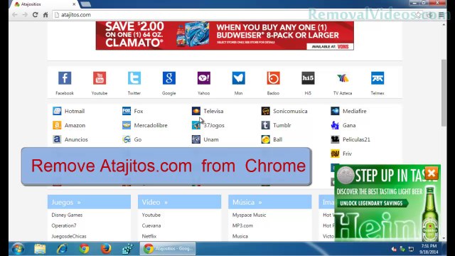 Atajitos.com Removal Instructions: How to Remove Atajitos.com Hijacker
