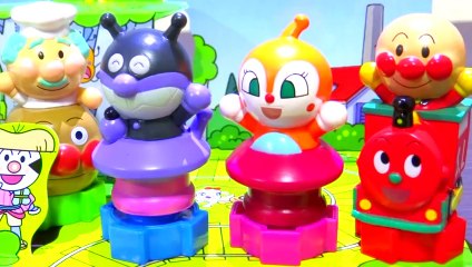 【色々遊べる】アンパンマン・スタンプ台紙付きAnpanman Stamp Toy