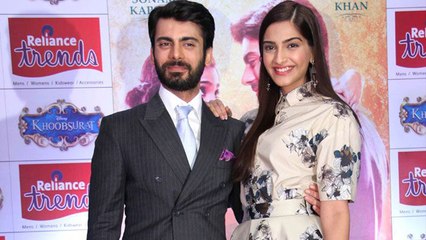 Sonam Kapoor and Fawad Khan Promotes Khoobsurat @ Reliance Trendz Store !