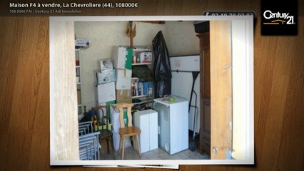 Maison F4 à vendre, La Chevroliere (44), 108000€