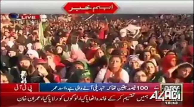 Imran Khan Speech 21st September 2014 Part 1/2Karachi Jalsa PTI - Pakistan Tehreek-e-Insaf ‬