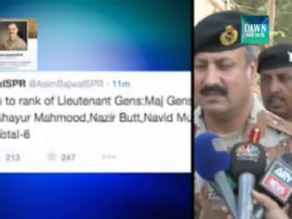 Lt-Gen Rizwan Akhtar named new ISI chief