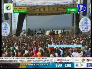 AKON and DJ Benny Demus live peace one day in Goma DRC. 21 septembre 2014