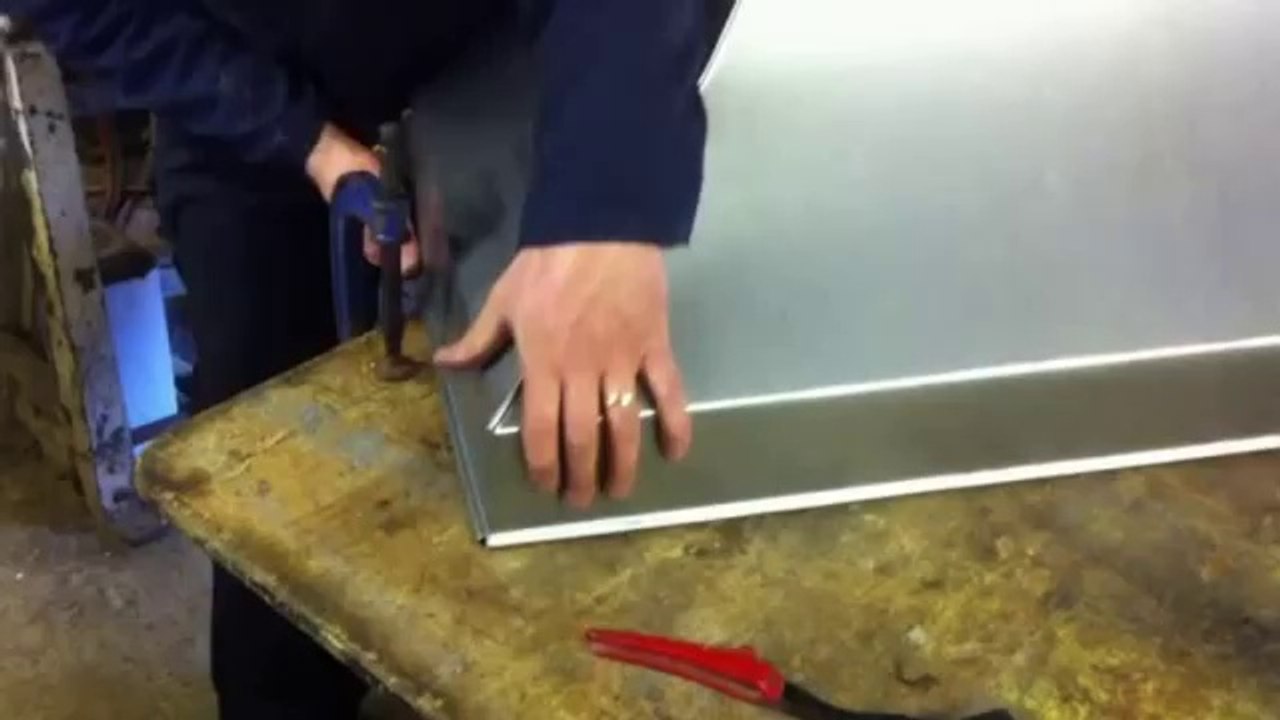 Making a canopy for a fire by hand