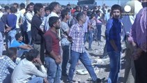 درگیری بین پناهجویان کرد و نیروهای امنیتی ترکیه
