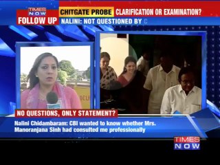 Chitgate probe Nalini denies being 'questioned'