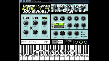 Free VST Plug-in - FMetal Synth - vstplanet.com