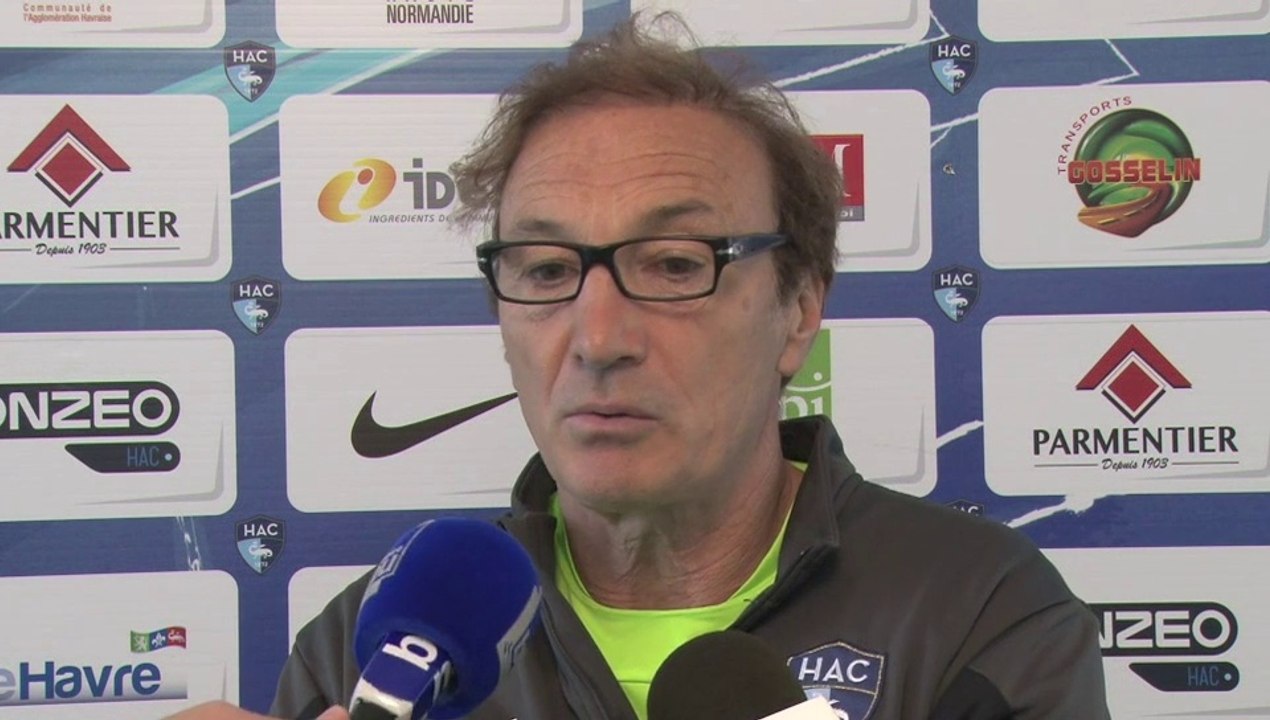 Avant AC Ajaccio - HAC, interview d'Erick Mombaerts