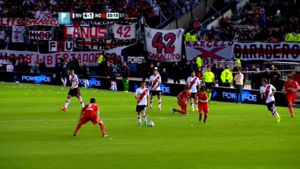 Great left-footed lob from Rodrigo Mora