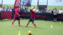 Amazing Twins Street Football Skills   Panna  and  Freestyle