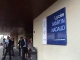 Najat Vallaud-Belkacem à St Pierre des Corps le22 09 2014
