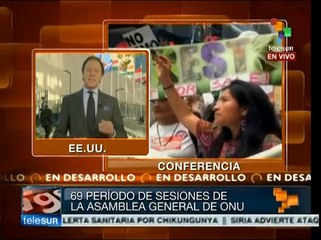Alistan países la 69 Asamblea General de la ONU