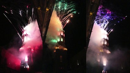 Bastide en Fête 2014 : embrasement de la tour de Sainte-Catherine