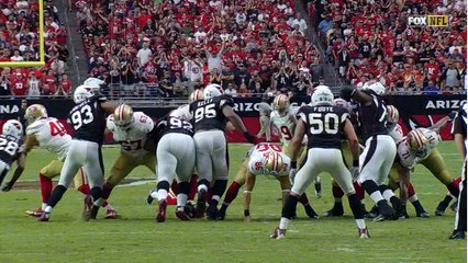 Cardinals block 49ers field goal attempt