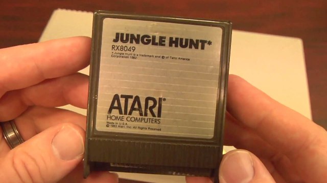 Classic Game Room - JUNGLE HUNT review for Atari Computer